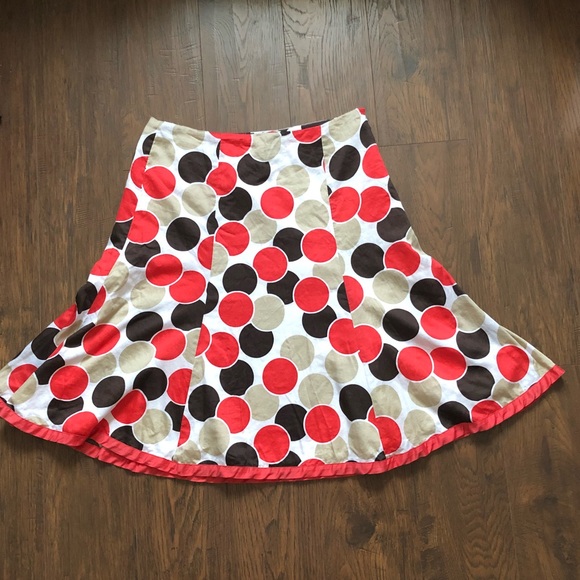 Cato size 10 polka dot skirt 100% cotton - Picture 1 of 6